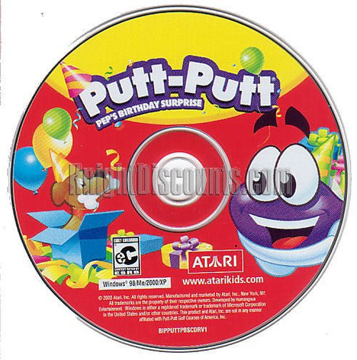 Putt-Putt PEP’S BIRTHDAY SURPRISE Kids Educational Game for Windows PC NEW