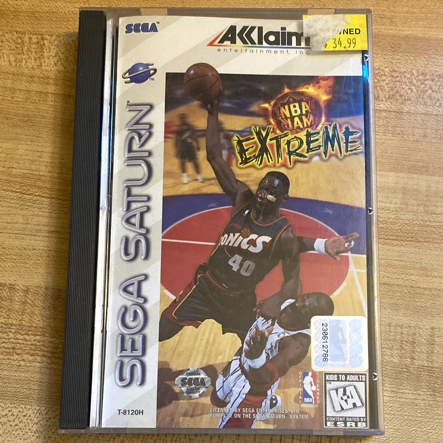 Acclaim NBA Jam Extreme Sega Saturn Sports Basketball NBA Jam Series (1996)