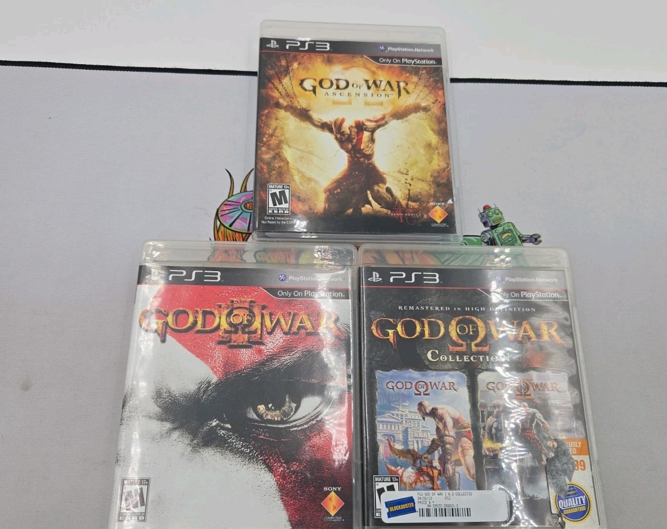 PS3 – God of War Bundle. God Of War Collection, God Of War 3, God Of War Ascens