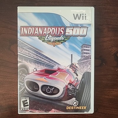 Indianapolis 500 Legends Nintendo Wii Video Game with Manual And Box Tested
