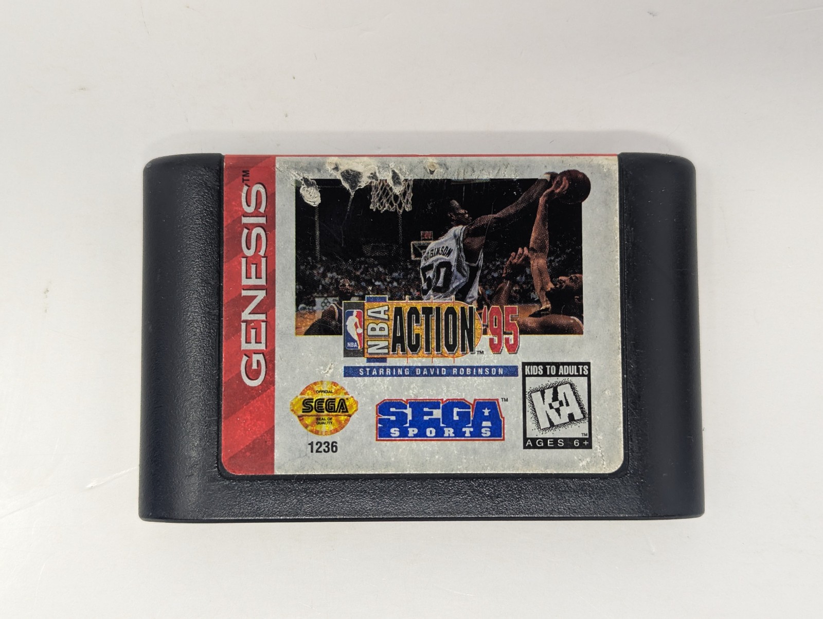 NBA Action ’95 Starring David Robinson (Sega Genesis) – Cart Only