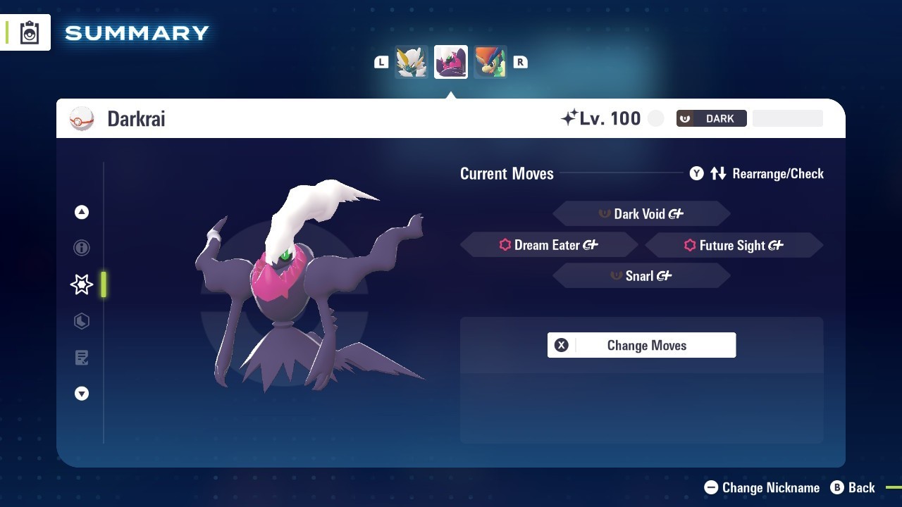 Pokemon Legends ZA ✨ 6IV Shiny Mythical Darkrai ✨Fast 🚀Masterball Held