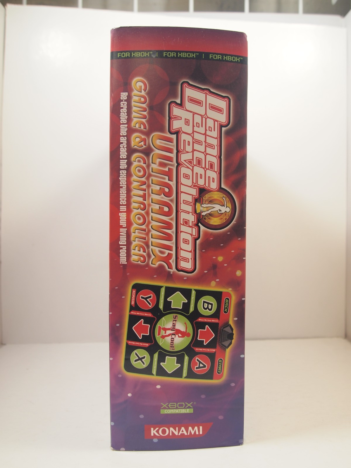 Konami Dance Dance Revolution DDR Ultramix Dance Pad Game Bundle for Xbox