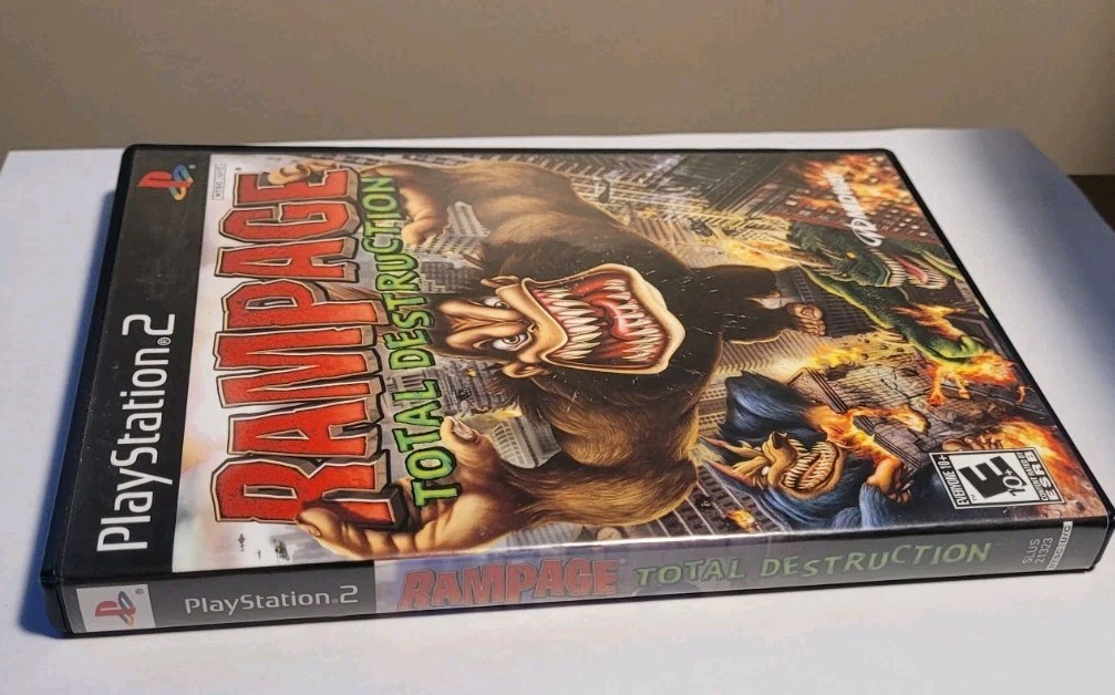 Rampage Total Destruction – PS2 Playstation 2 – No Manual Untested