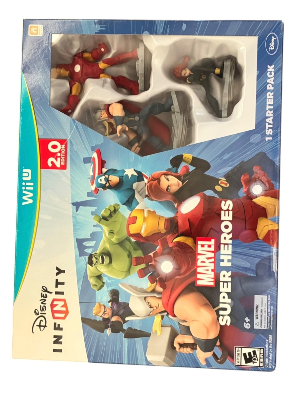 Disney Infinity 2.0 Edition Marvel Super Heroes Starter Pack For Wii U SEALED