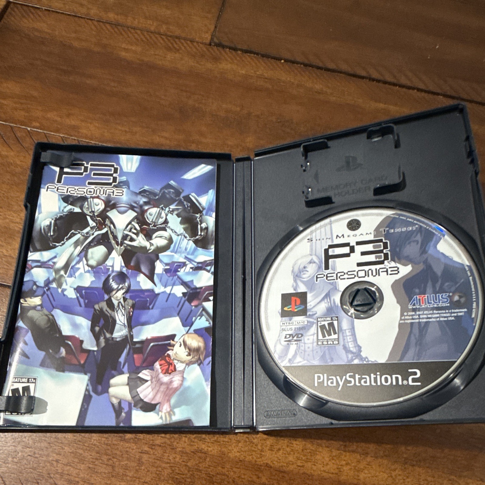 ATLUS Shin Megami Tensei: Persona 3 (Sony PlayStation 2) CIB Manual