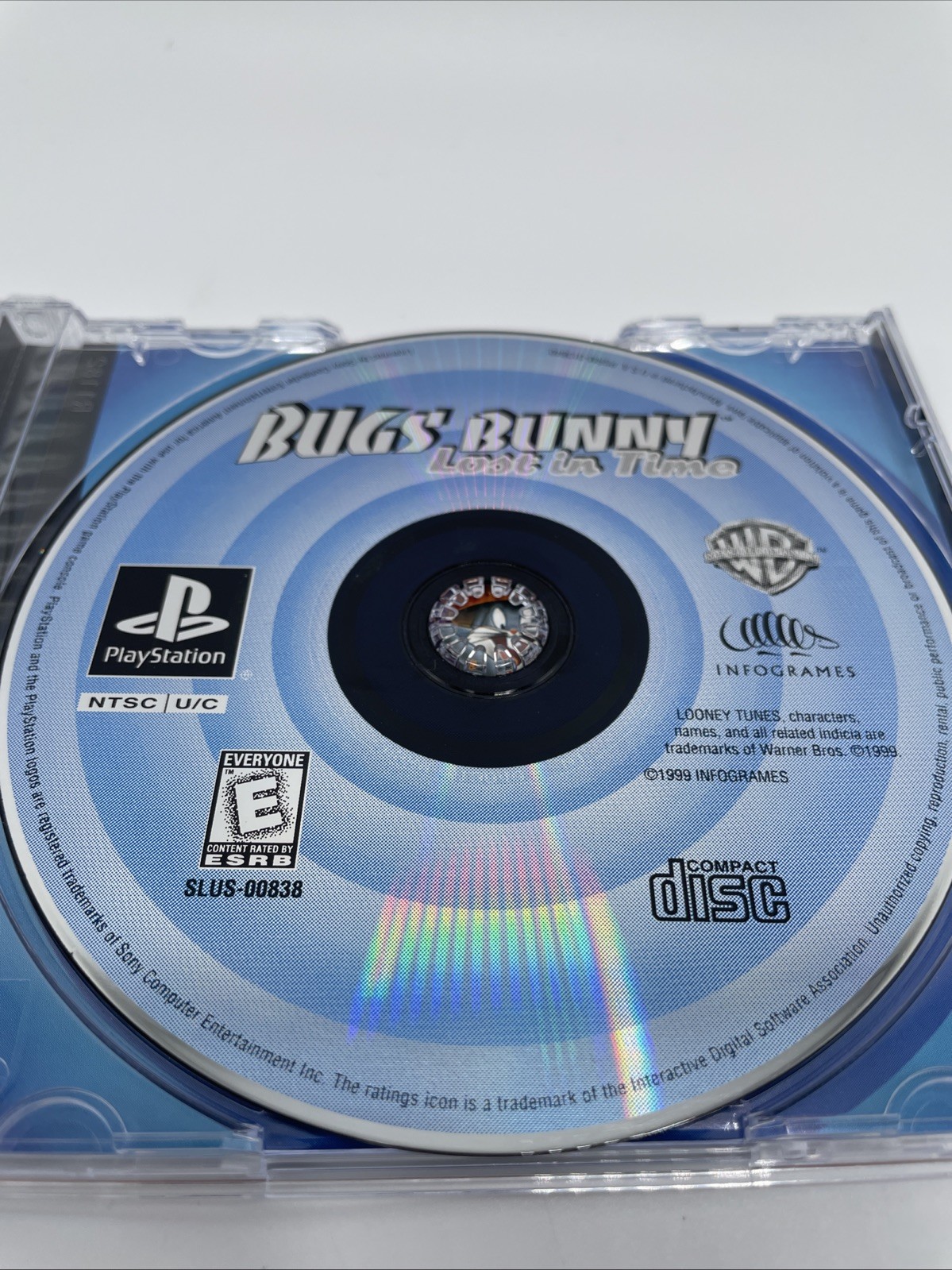 Bugs Bunny: Lost in Time PS1 PlayStation 1 Complete CIB + Registration Card