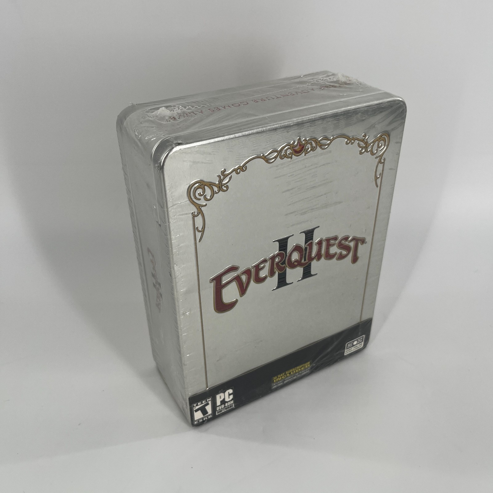 NEW EverQuest II Collectors Edition Tin Steelbook CIB PC Game 2004 SEALED