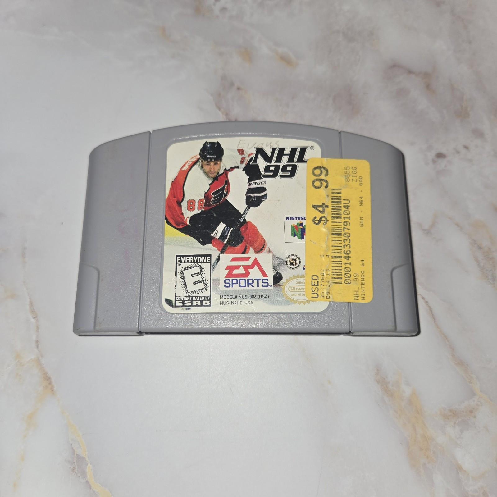 NHL 99 (Nintendo 64, 1998) Cart Only Tested