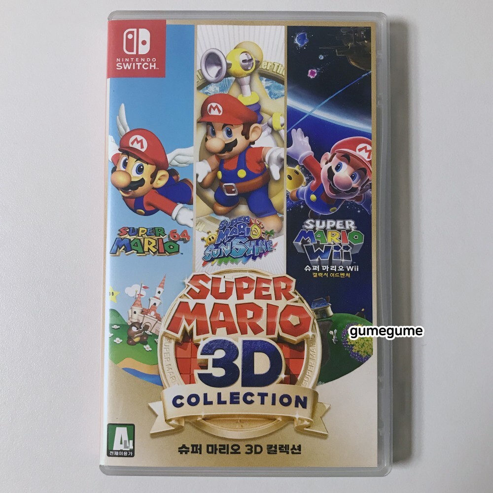 Switch Super Mario 3D Collection All Stars Korean English Pre-owned