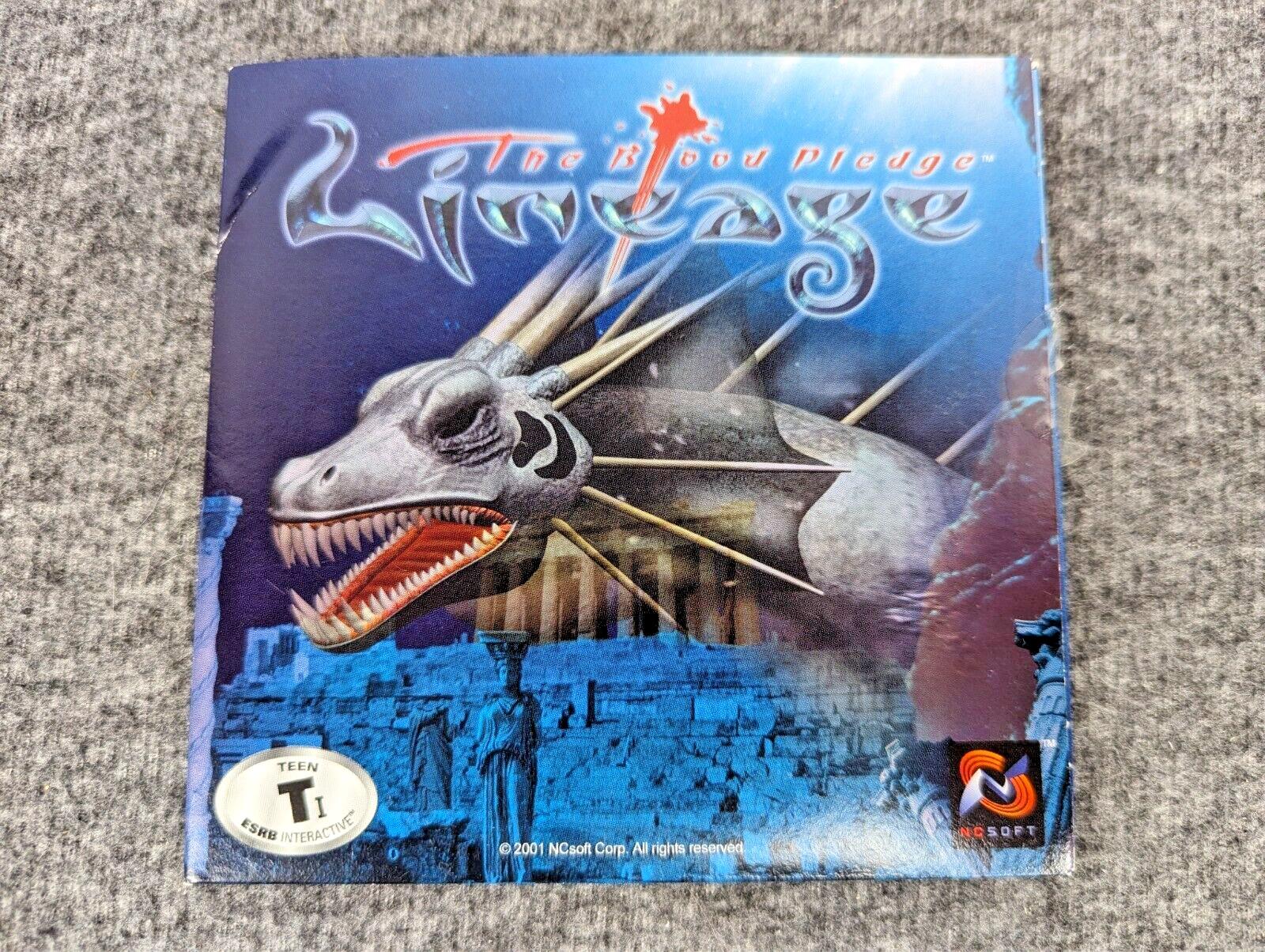 Lineage: The Blood Pledge (2001, PC Computer CD-ROM) Video Game by NCsoft