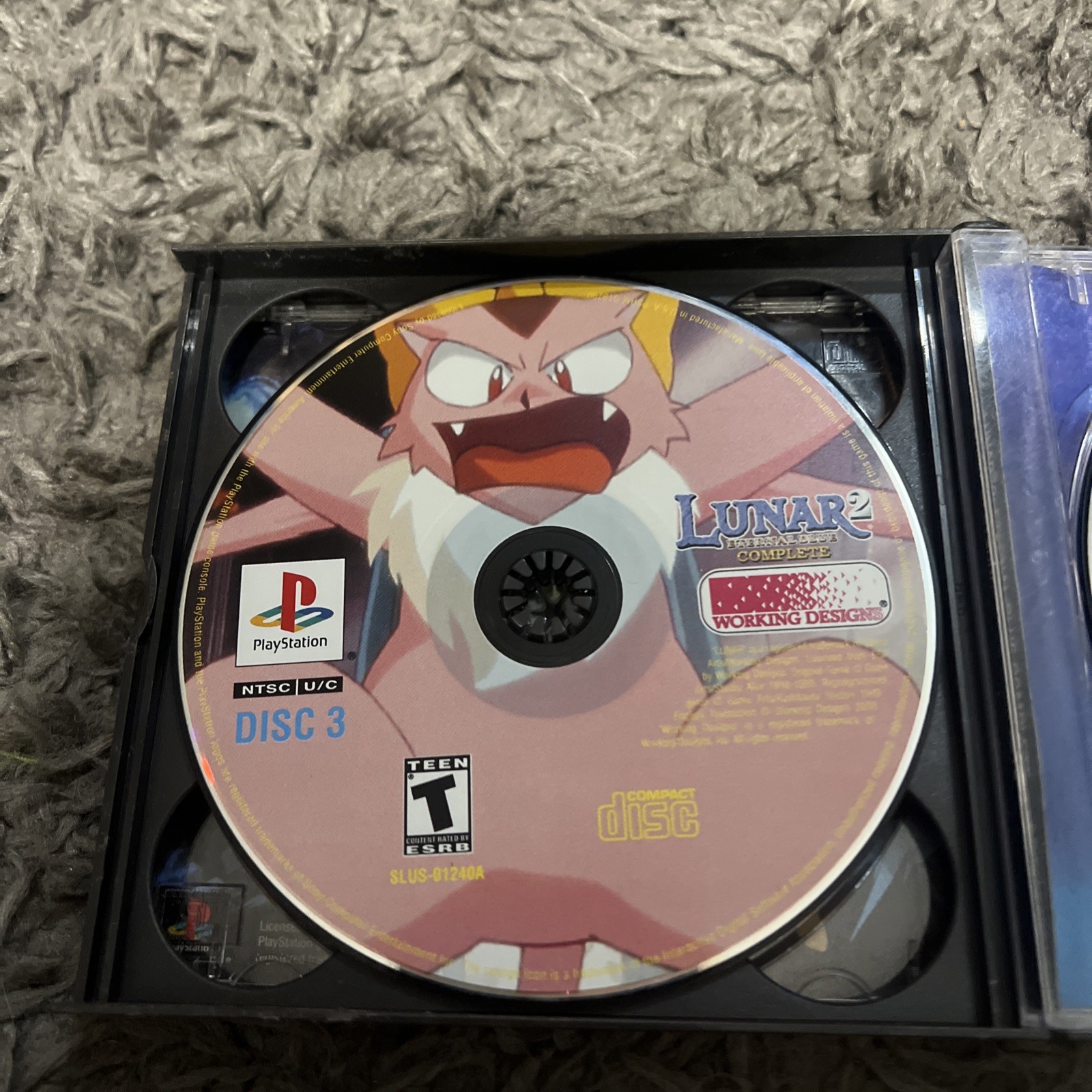 Lunar 2: Eternal Blue Complete 4 Disc Sony PlayStation 1 RPG Ps1