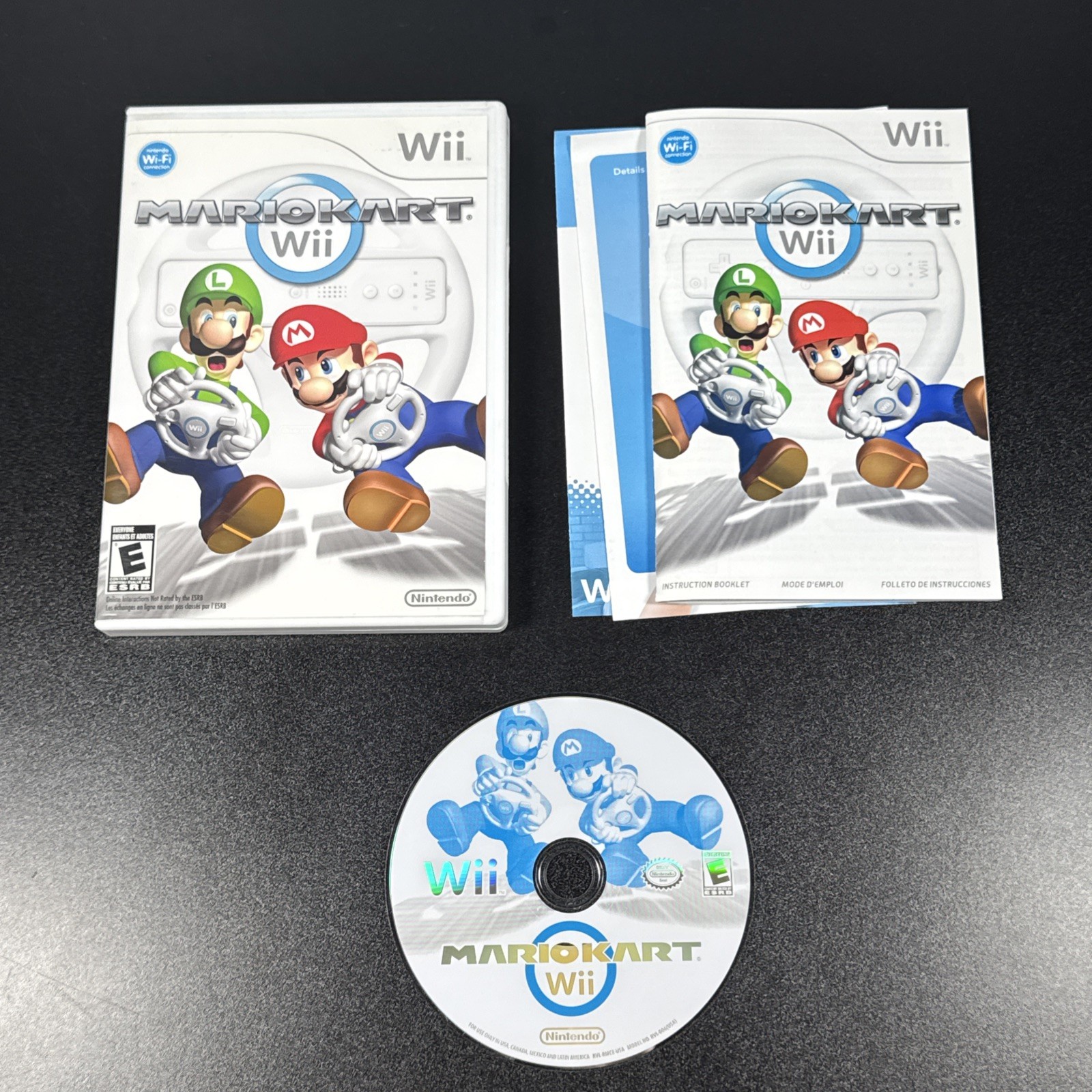 Mario Kart Wii (Nintendo Wii, 2008) Complete W/ Manual Tested