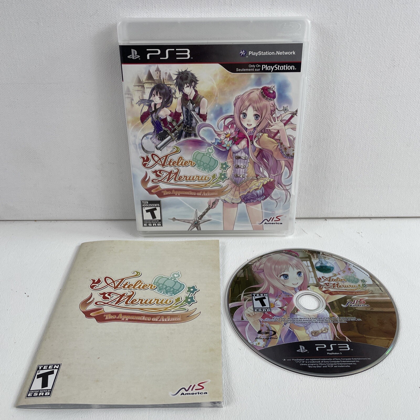 Atelier Meruru: The Apprentice of Arland (Sony PlayStation 3, 2012) COMPLETE CIB