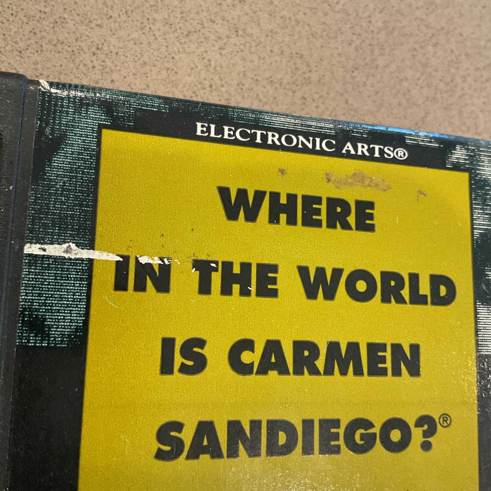 Sega Genesis Where In The World Is Carmen Sandiego? No Manual