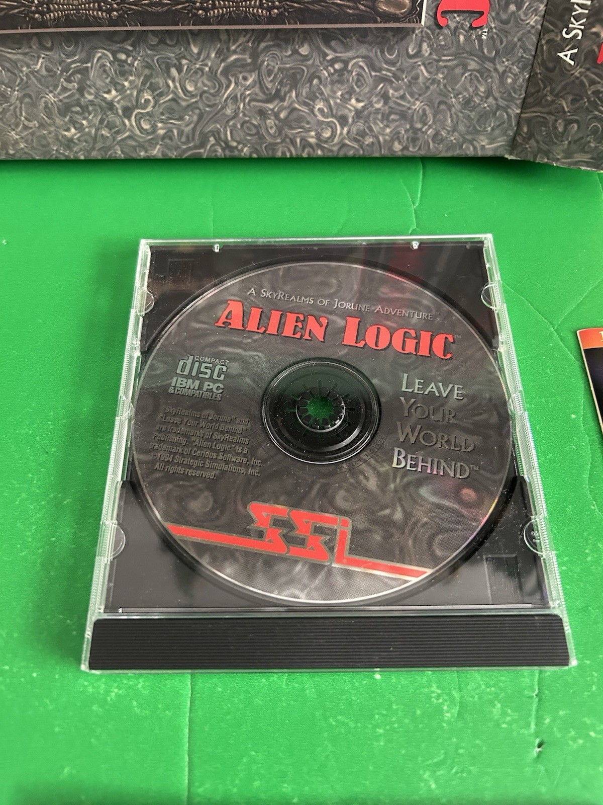 SSI Alien Logic Original Big Box Science Fiction Role Playing Game
