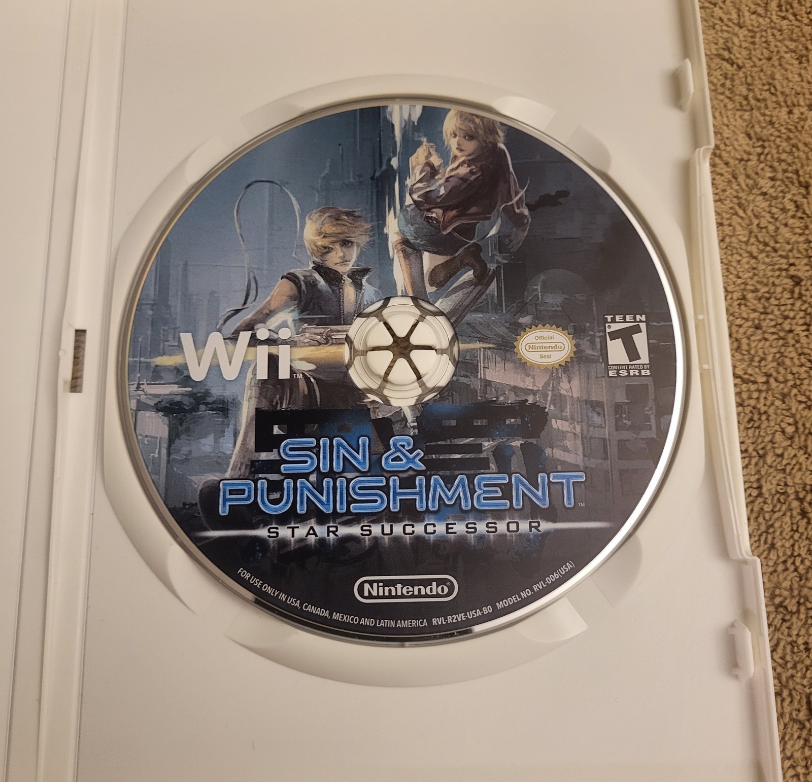 Sin and Punishment: Star Successor (Nintendo Wii) Disc Only