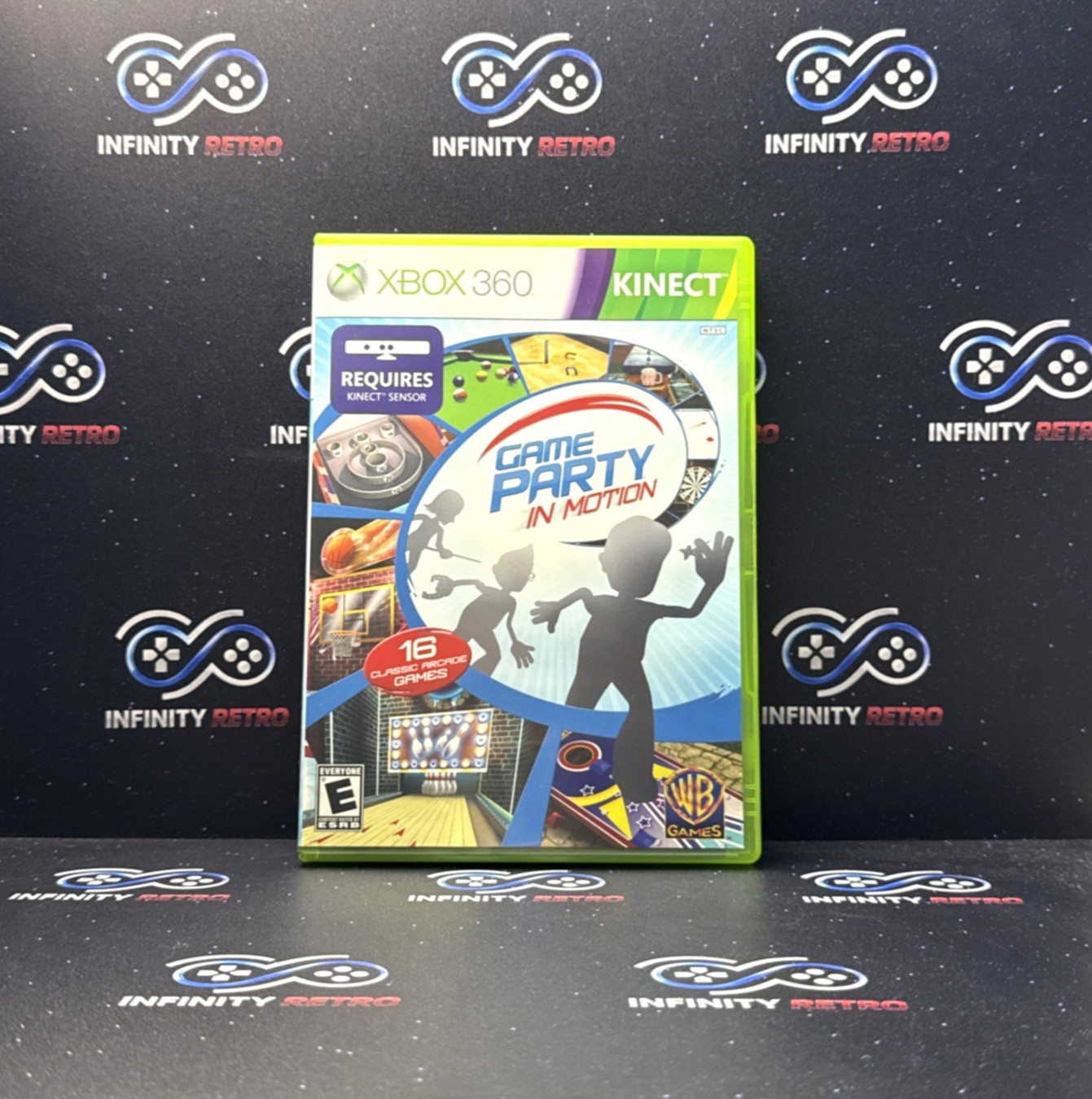 Game Party In Motion Microsoft Xbox 360 CIB Refurbished & Tested Free Shipping