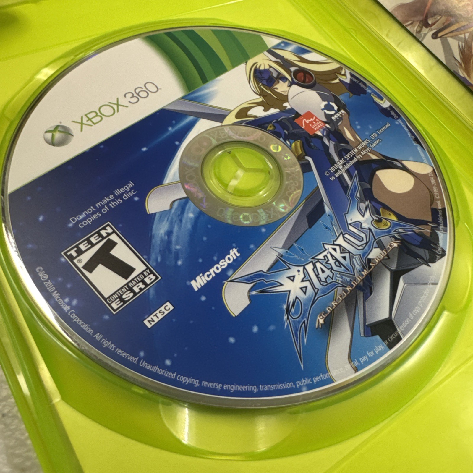 BlazBlue: Continuum Shift Extend (Microsoft Xbox 360, 2012) CIB