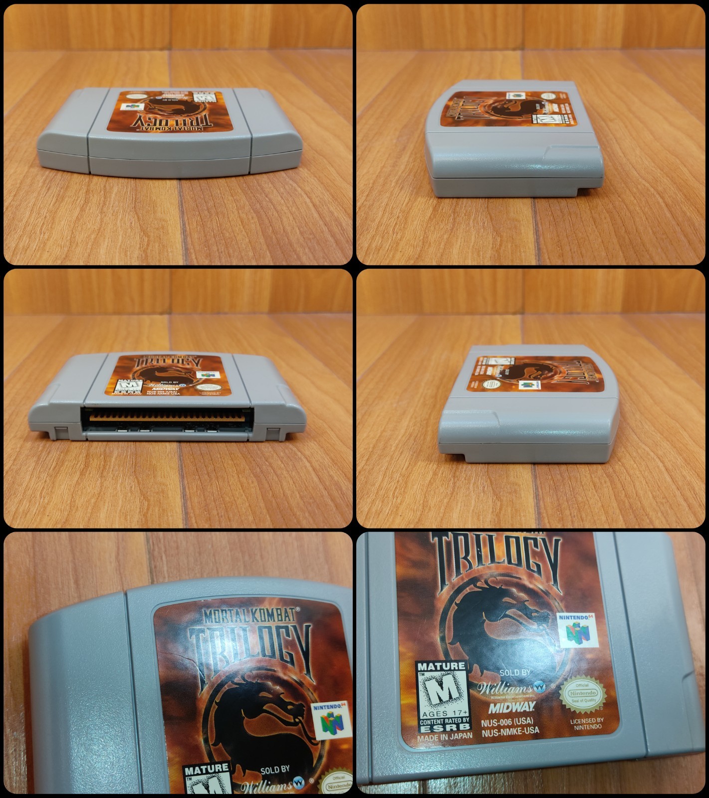 Nr MINTY BOX CIB Mortal Kombat Trilogy complete in nintendo n64 CLEAN lot vgc
