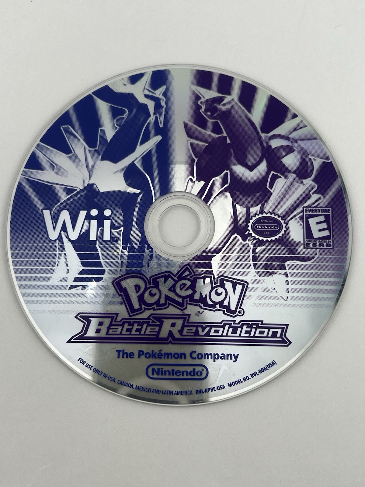 Pokémon Battle Revolution (Nintendo Wii, 2007) Disc Only-Tested & Working
