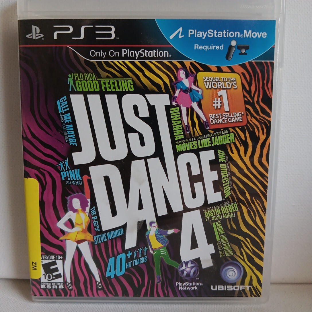 Just Dance 4 (Sony PlayStation 3, 2012) Very Clean Condition. W Manual