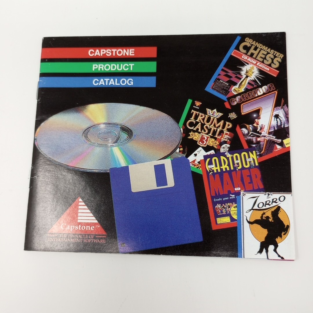 Vintage Zorro A Cinematic Action Adventure PC Game CD Rom 1995 Plus Manuals