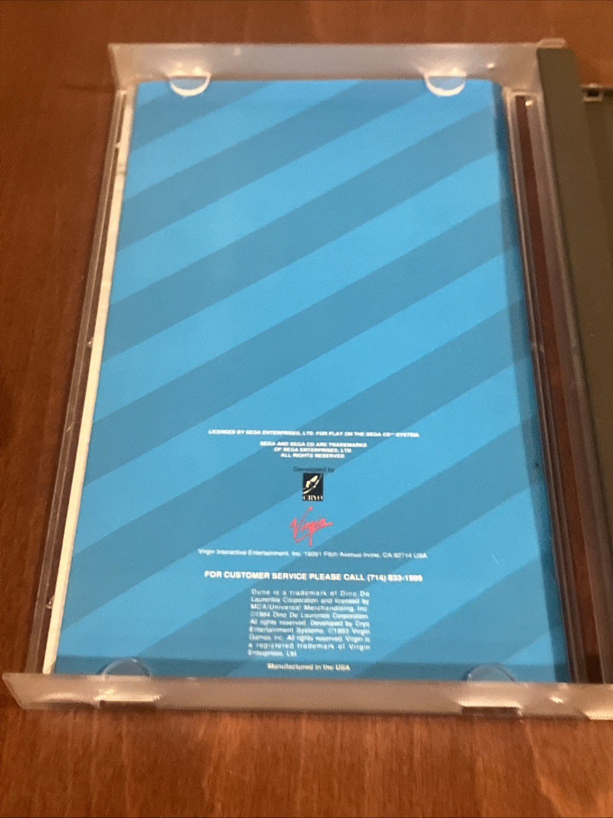 Dune (Sega CD, 1993) Cib W/ Reg Card