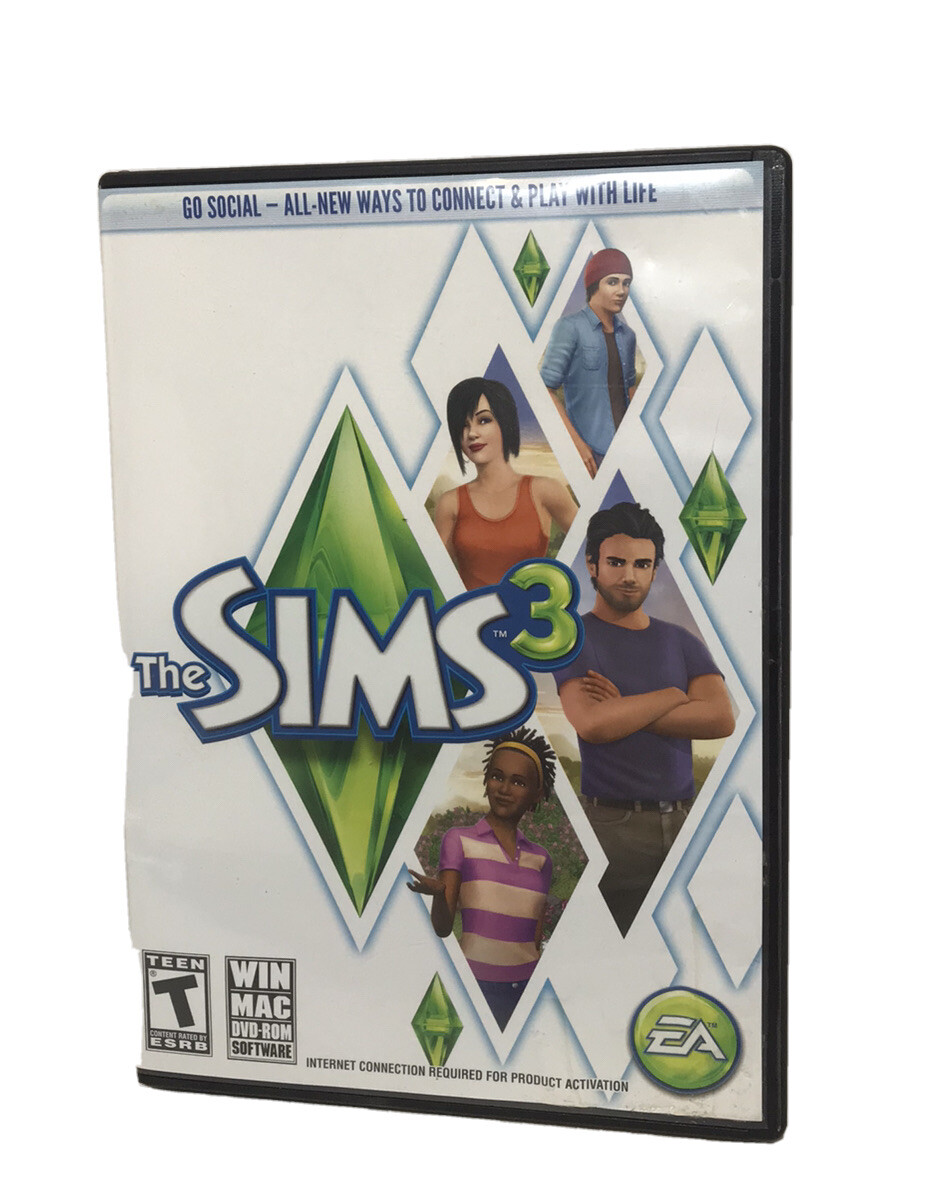 PC Or MAC The Sims 3 Video Game Teen Rated Booklet Internet Connect Required