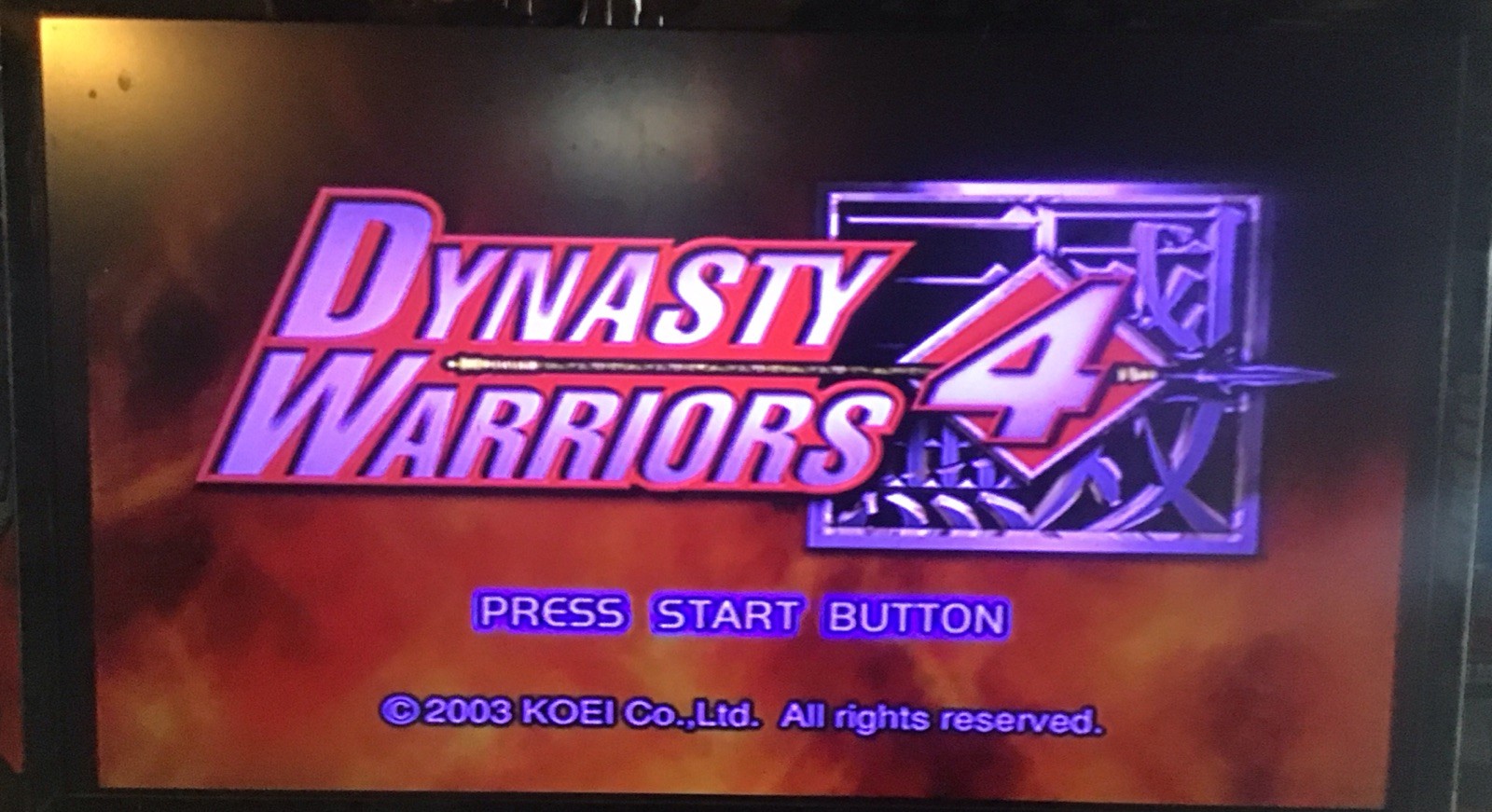 Dynasty Warriors 4 (Sony PlayStation 2, 2003)