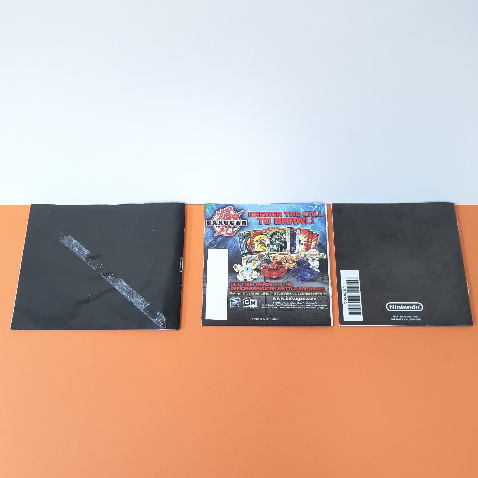 BAKUGAN BATTLE BRAWLERS GAME FOR NINTENDO DS 2DS 3DS PAL EU WITHOUT BAKUGAN