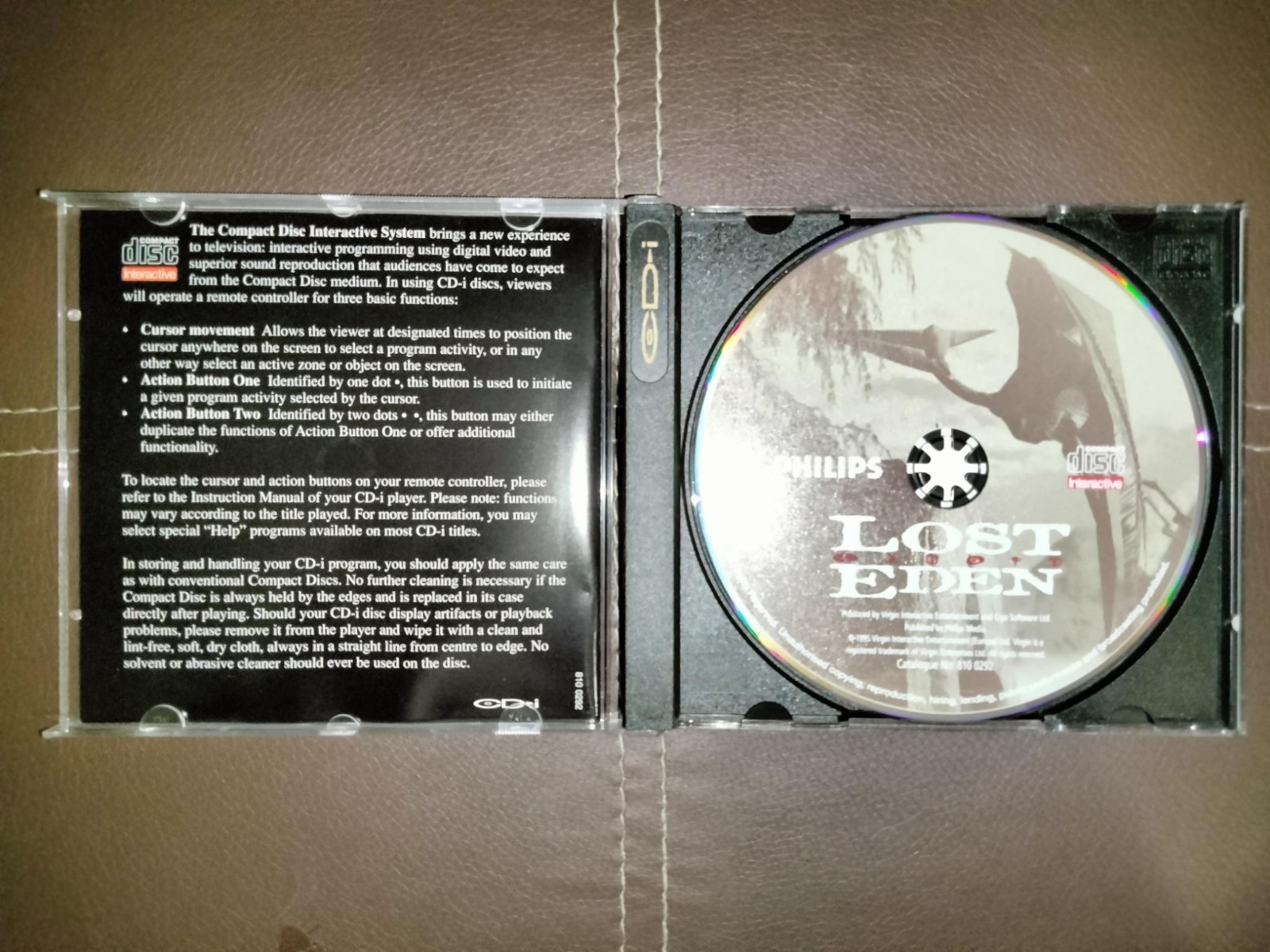 LOST EDEN – PHILIPS CD-i – MINT CONDITION!