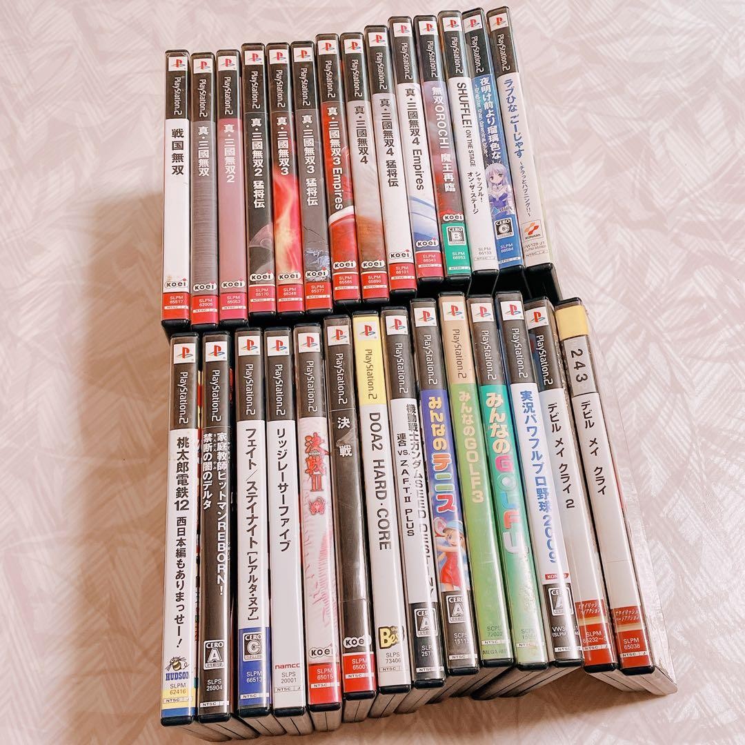 PlayStation 2 Game Lot 28 Titles Dynasty Warriors Series Devil May Cry Tested JP