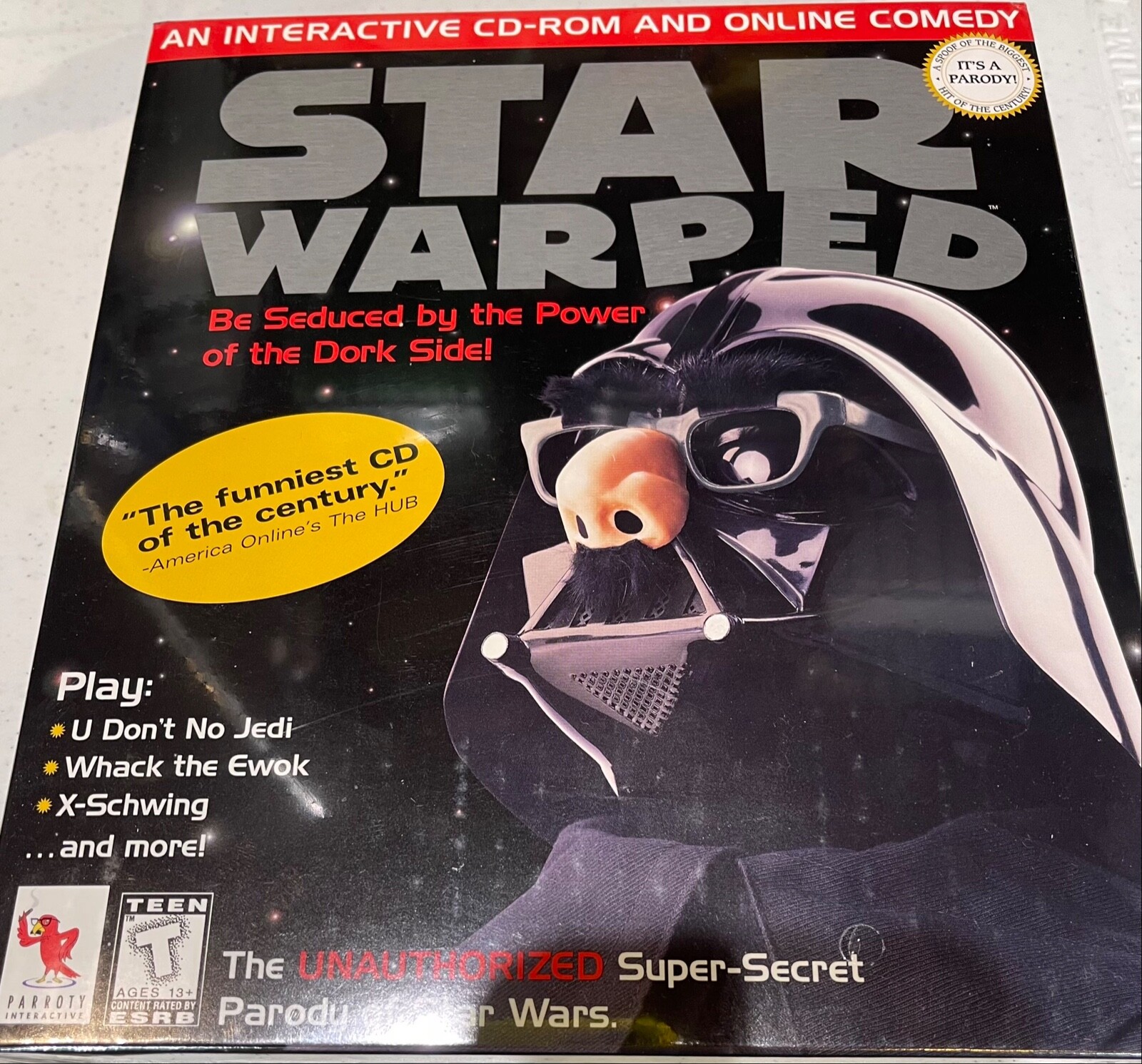 STAR WARPED! STAR WARS PARODY! RARE BIG BOX EDITION SEALED AND UNOPENED! L@@K!