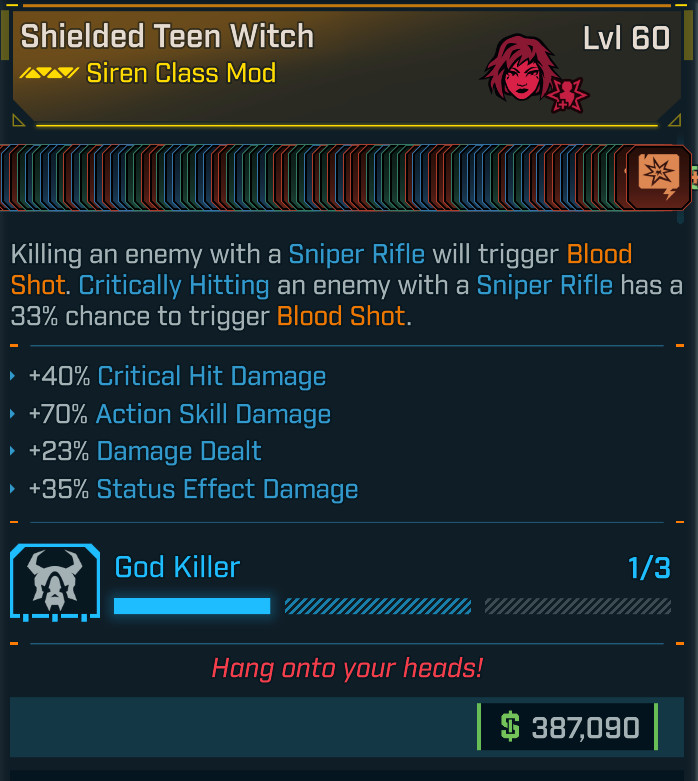Borderlands 4 OP⭐MODDED ⭐ALL SKILLS MAXED & UNLOCKED ⭐INSANE VEX CLASS MOD⭐