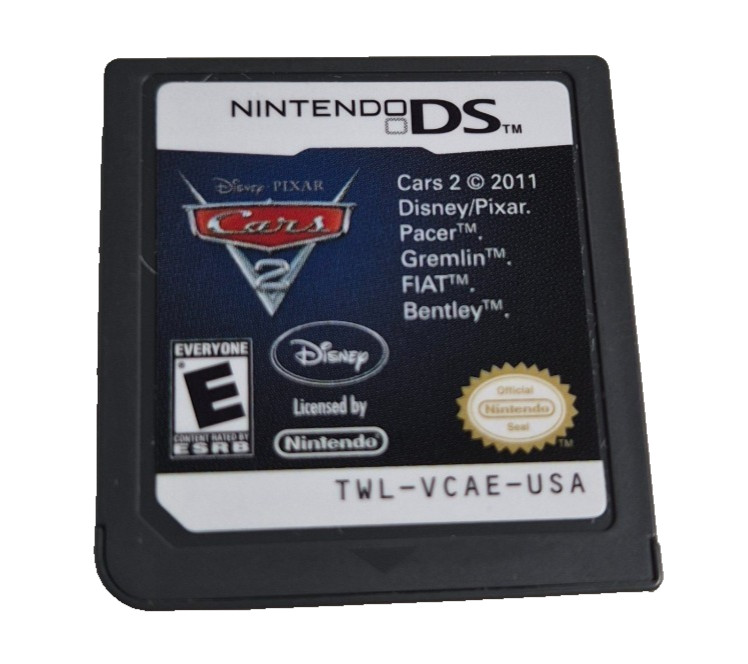 Cars 2 Nintendo DS Authentic Cartridge Tested Working