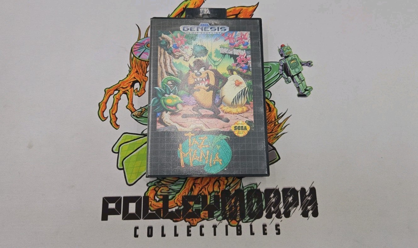Taz-Mania (Sega Genesis, 1992) CIB w/ Hang Tab