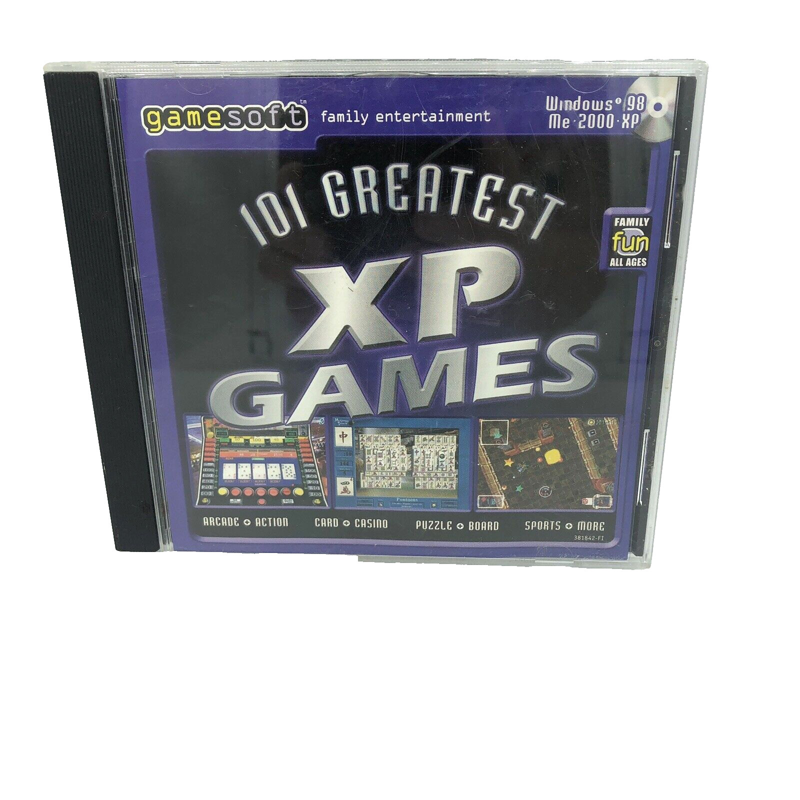 101 Greatest XP Games Gamesoft Family Entertainment PC With Jewel Case & Game