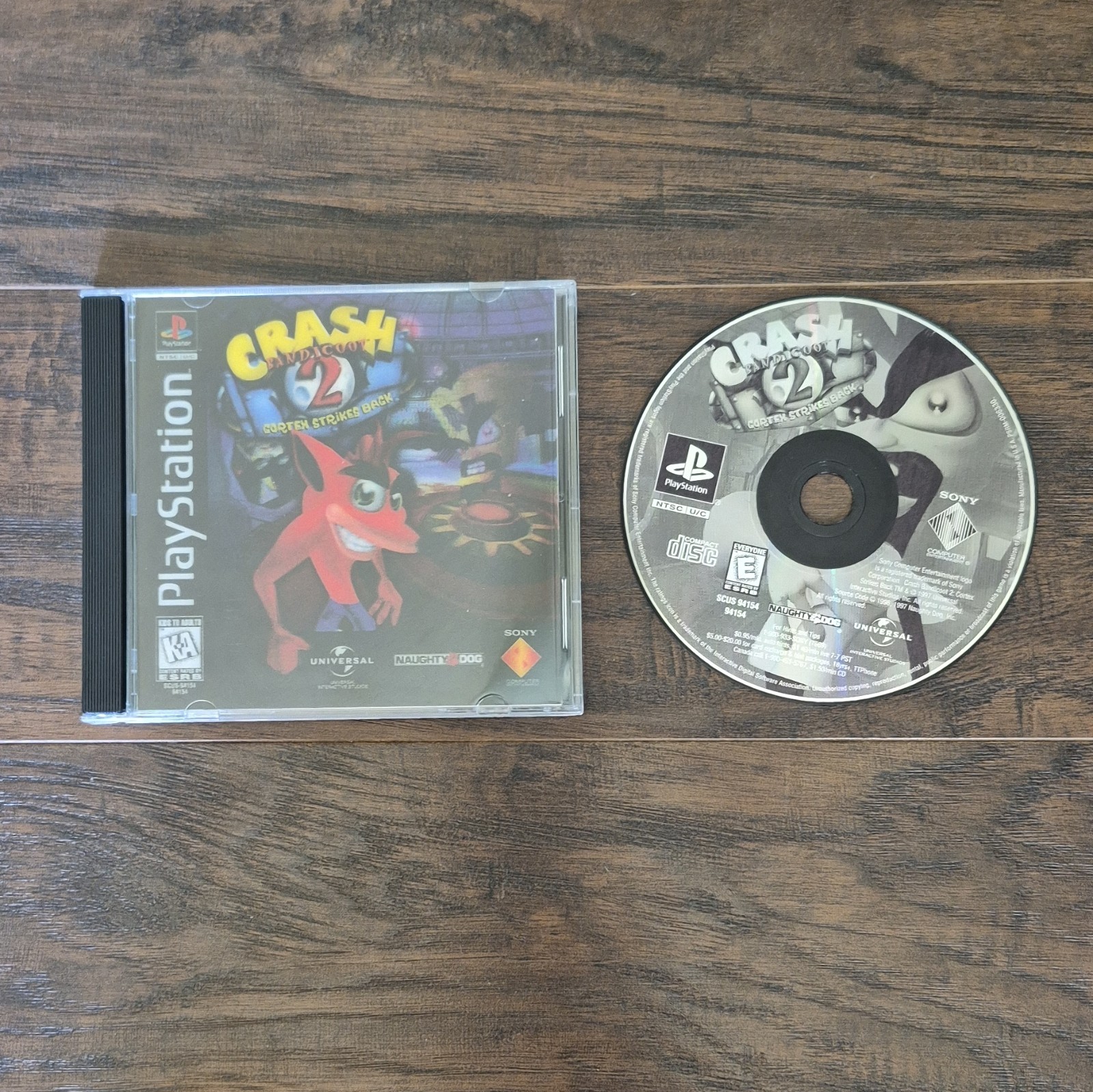 Universal Interactive Crash Bandicoot 2: Cortex Strikes Back (PS1) Manual NTSC