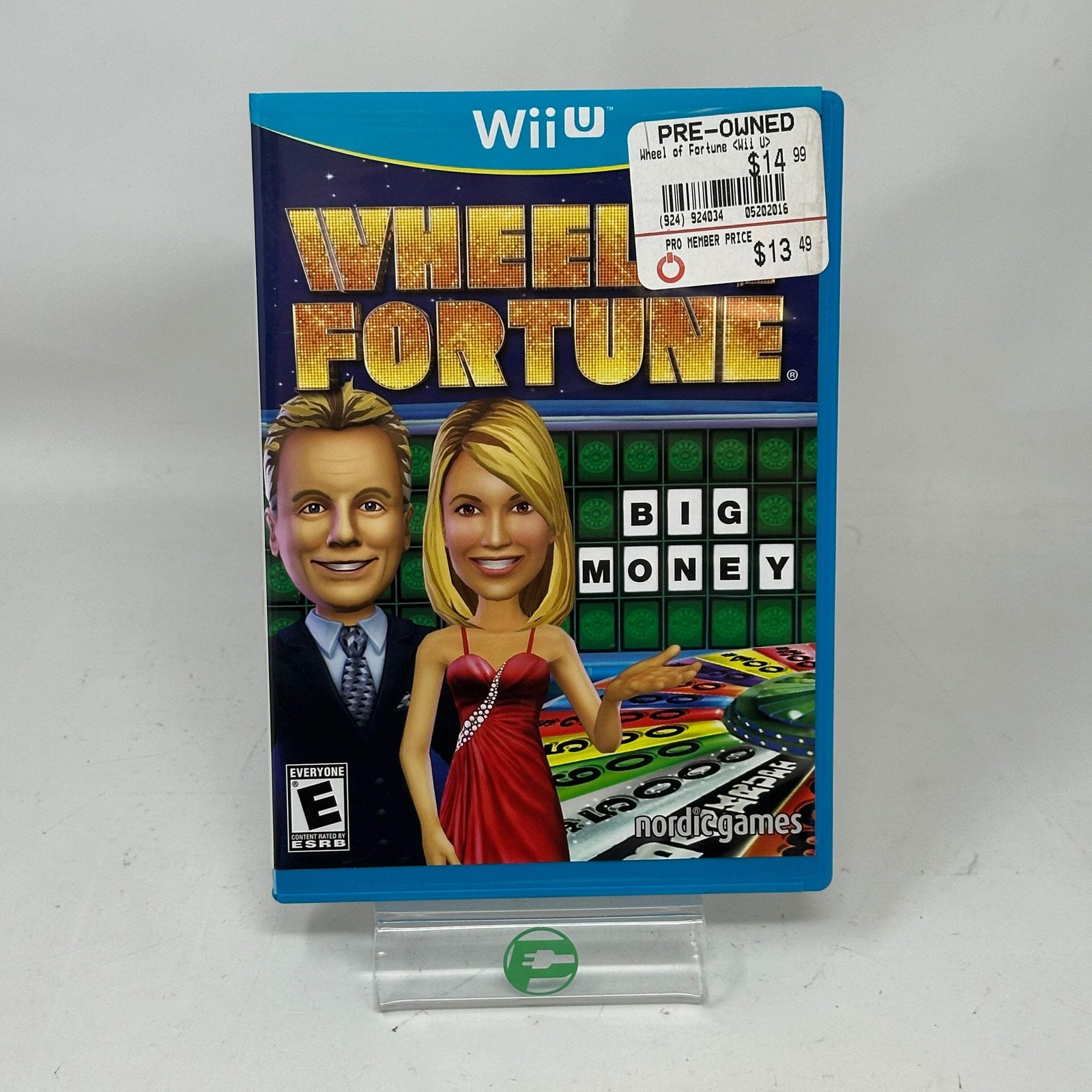 Wheel of Fortune Nordic Games Nintendo Wii U Complete CIB Tested Video Game