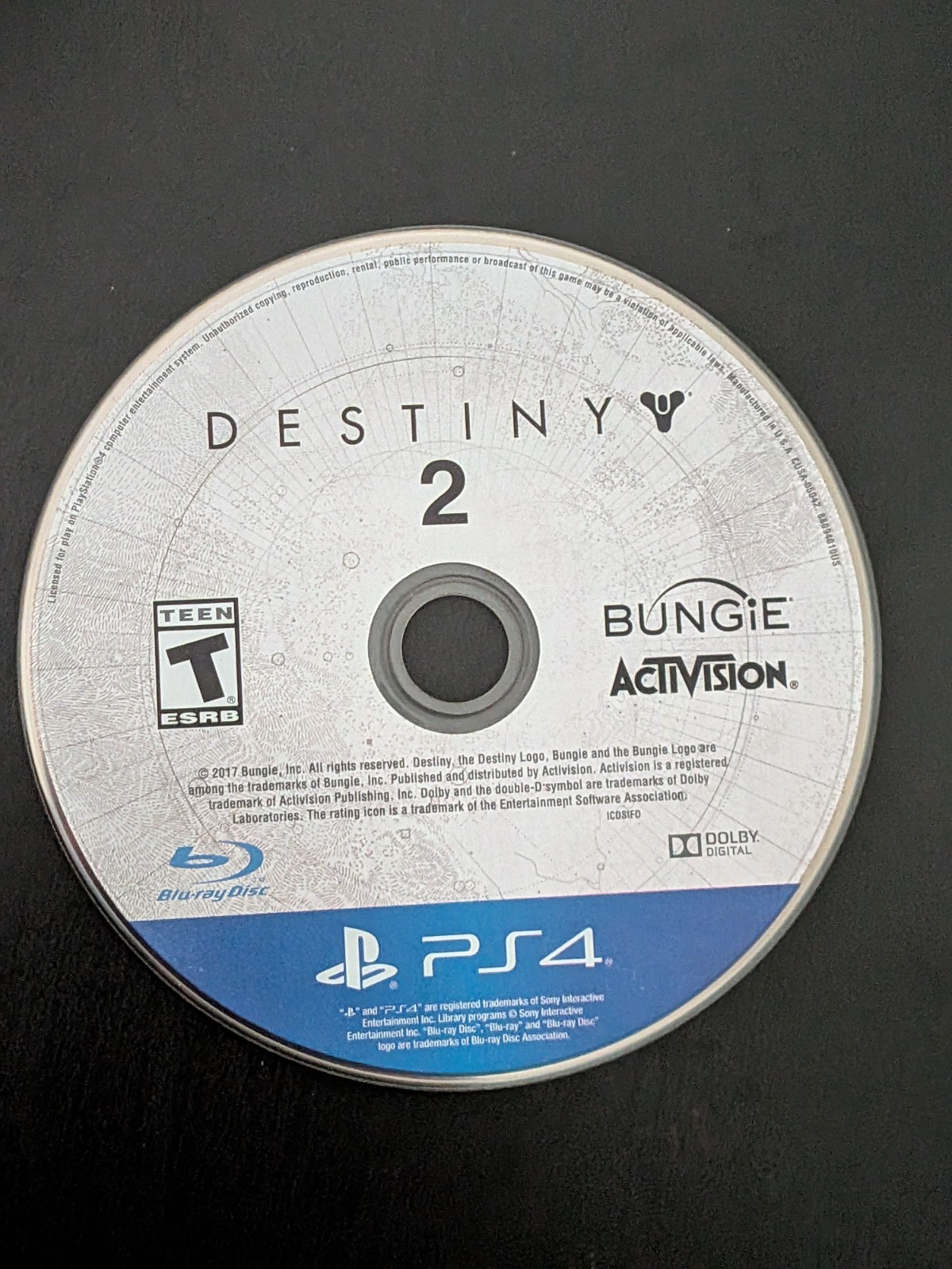 Destiny 2 (Sony PlayStation 4, 2017) Activision Bungie Video Game Disc Only