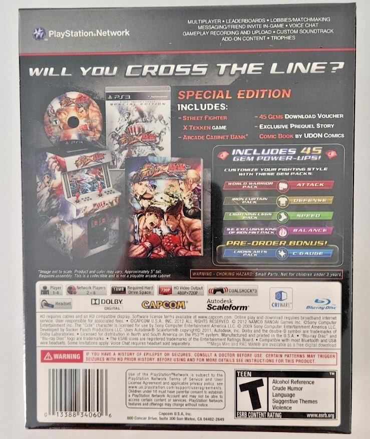 Street Fighter X Tekken: Special Edition PS3 Brand New Game (2012)