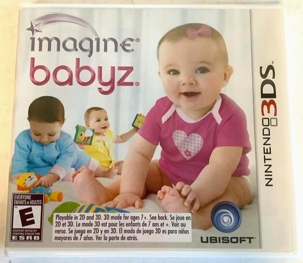 NEW SEALED Nintendo 3DS Imagine Babyz n3ds Babies Baby Ubisoft Video Game N3DS
