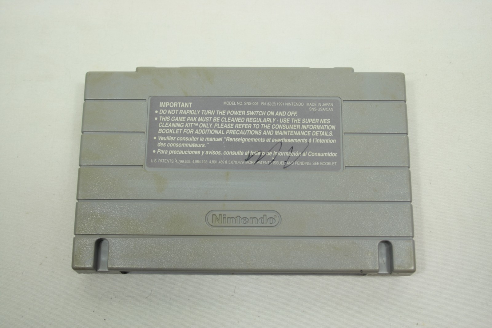 PushOver SNES Authentic Game Super Nintendo Entertainment System 1991 SHIPS FAST