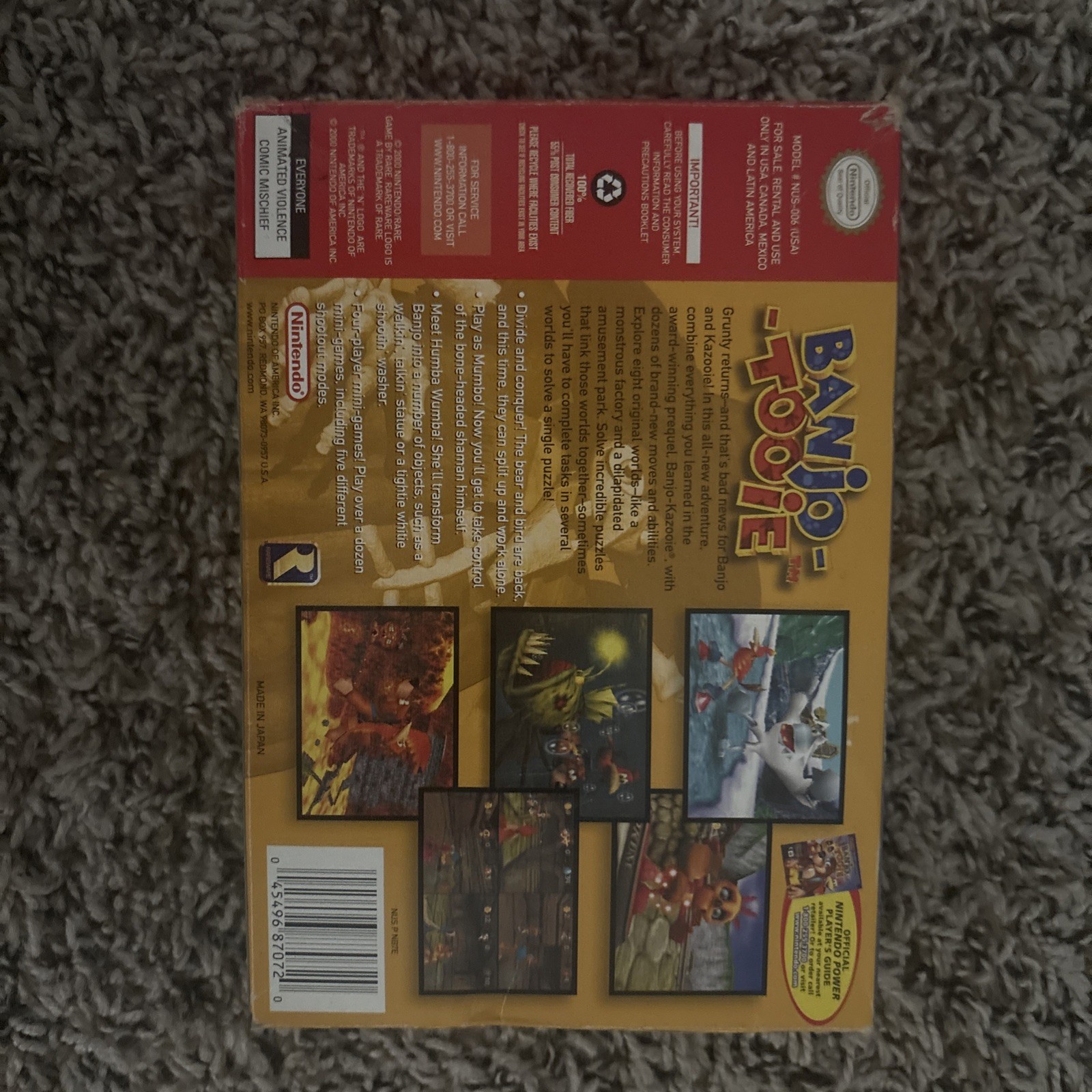 Banjo-Tooie, Cartridge in Box With Game (Nintendo 64)