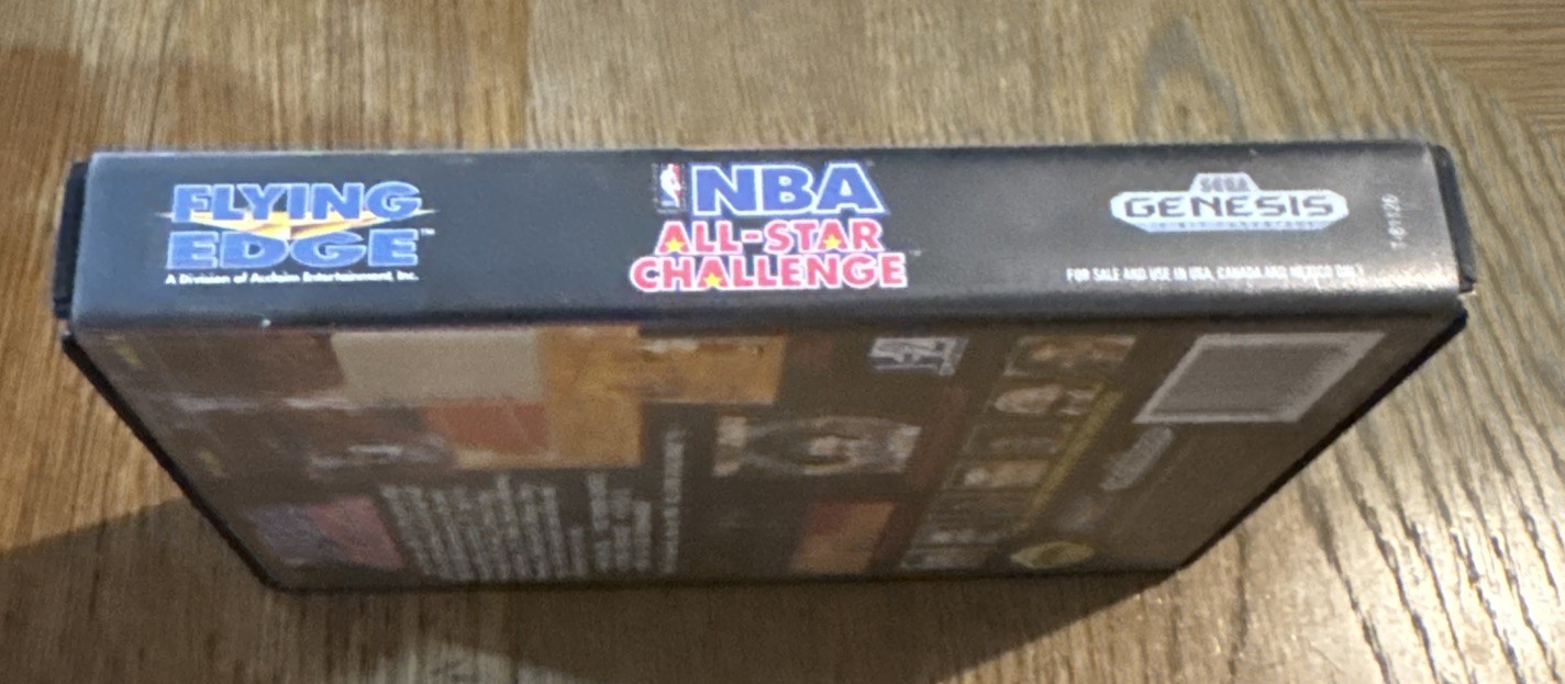 NBA All-Star Challenge (Sega Genesis) Great Cond CIB Complete &Tested Ships Fast