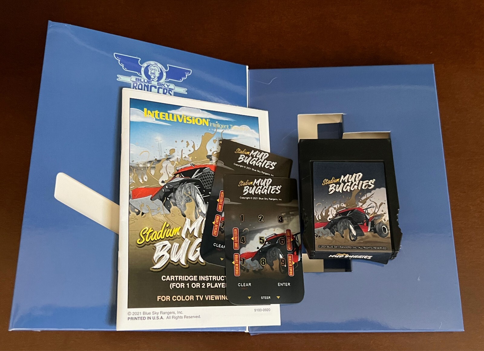 Stadium Mud Buggies for Intellivision. BSR official reprint NIS