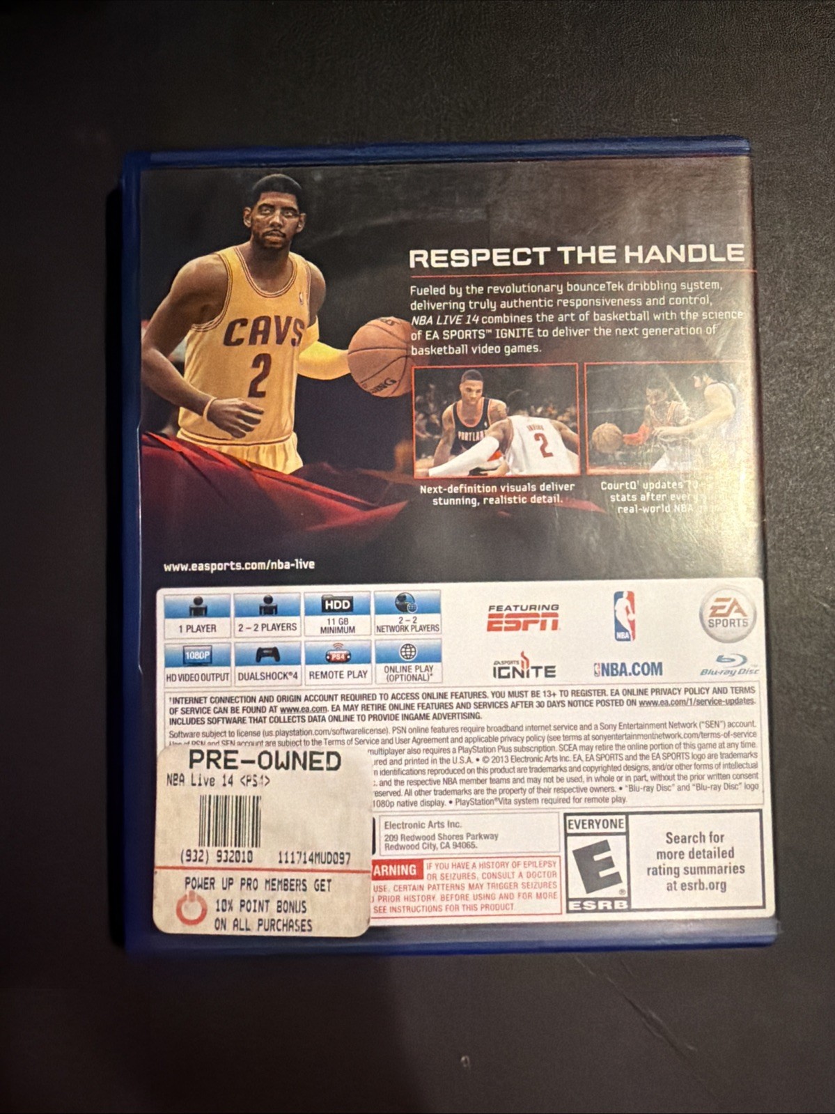 EA SPORTS NBA Live 14 Sony PlayStation 4 PS4 E Multiplayer Online Playability