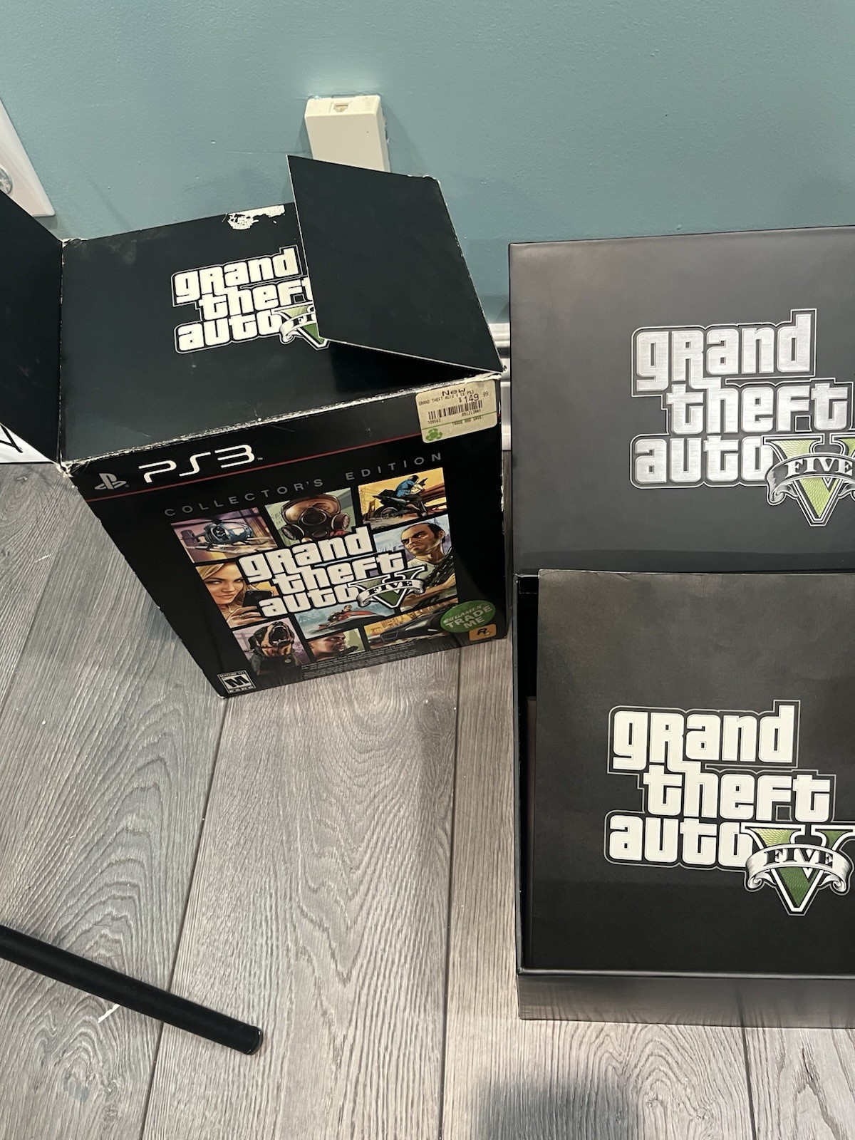 Grand Theft Auto 5 (PS3, 2013) Collector’s Ed. Box/Bag&key/Map/pics. No Game