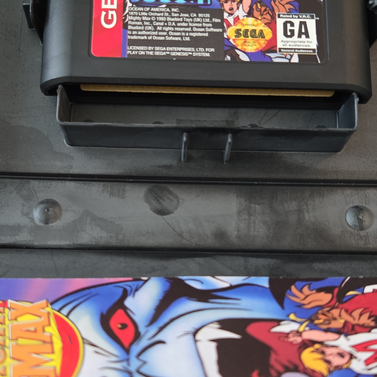 Ocean Mighty Max Action & Adventure (Sega Genesis, 1993) CIB Complete
